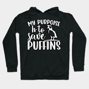 Puffin birdwatcher Hoodie